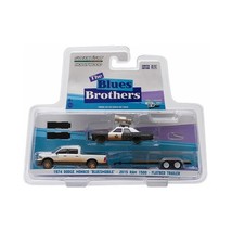Limited Edition The Blues Brothers 1974 Bluesmobile &amp; 2015 Ram 1500 &amp; Trailer - £26.87 GBP