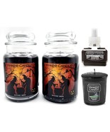 2 YANKEE CANDLE WITCHES BREW PATCHOULI-HALLOWEEN LARGE JAR-SCENTPLUG-VOT... - £47.19 GBP