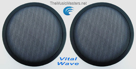 2X 8&quot; inch Sub Woofer &quot;Clipless&quot; Fine Mesh GRILL Speaker Protective Cove... - £18.67 GBP