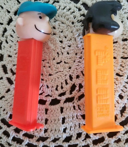 Two (2) Peanuts Collectible Pez Dispensers ~ Charlie Brown ~ Lucy ~ 18 Item image 3