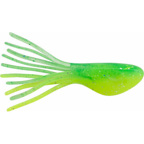 Johnson Crappie Buster Shad Tubes, 2&quot;, Pack of 8, Green Chartreuse - $4.95