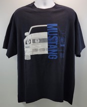 A) 2005-2009 Mustang GT Men Automotive Black T-Shirt XXL - $11.87