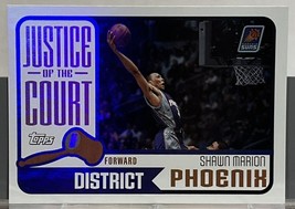 Topps 2003 Shawn Marion Phoenix Suns #JC-8 Justice of the Court Basketball - £1.48 GBP