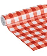 Pioneer Woman~ Adhesive Laminate ~ Shelf Liner ~ 20&quot; x 12&#39; ~ Red Gingham... - £17.65 GBP