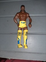 Mattel 2011 WWE Basic Yellow Suit &quot;Kofi Kingston &quot; 7in Wrestling Action Figure - £6.37 GBP