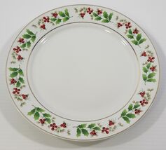 L) Royal Norfolk Holiday Christmas Berry Dinner Plate - 10" - $11.87