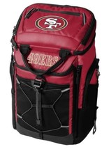 San Francisco 49ers Cooler Backpack Red Black 26-Can Bottle Opener Hikin... - $1,978.03 MXN