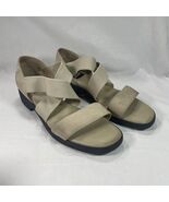 Upper Balance Tan Suede Criss Cross Sandals Women’s Size 7.5 M - $143.05 MXN