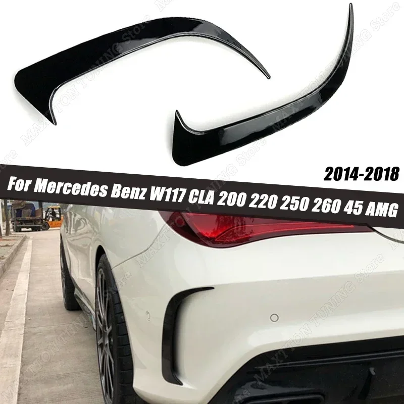 For Mercedes Benz W117 CLA 200 220 250 260 45 AMG 2014-2018 Rear Bumper Lip - $23.84+