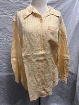 Vintage Liz Claiborne Lizsport  Blouse, Womens  Irish Linen Long Sleeve ... - £59.34 GBP