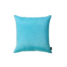 Set Of 2 Aqua Blue Brushed Twill Decorative Throw Pillow Covers - £30.96 GBP