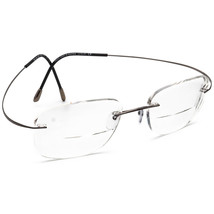 Silhouette Eyeglasses 7611 60 6107 7799 Titan Gunmetal Rimless Austria 51-19 150 - £117.98 GBP