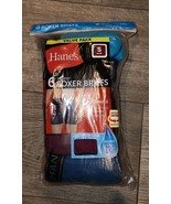 Hanes Men&#39;s Cool DRI Boxer Briefs, Size Small, 6 Pack - £9.38 GBP