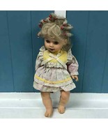 Vtg 1995 BABY SO BEAUTIFUL with hair curlers PLAYMATES TOYS 14” INCHES - $36.83 CAD