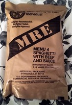 Meal Ready to Eat MRE  Menu Item 4  Spaghetti with Beef and Sauce - £19.66 GBP