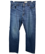 Wrangler Jeans Men&#39;s 40x32 Blue Relaxed Boot Denim Outdoor Work 98FNWRD - $182.66 MXN