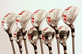 +3&quot; Xl Big Tall Extra Long Custom Made Hybrids 3-PW Set Taylor Fit Jumbo Grips - $440.95