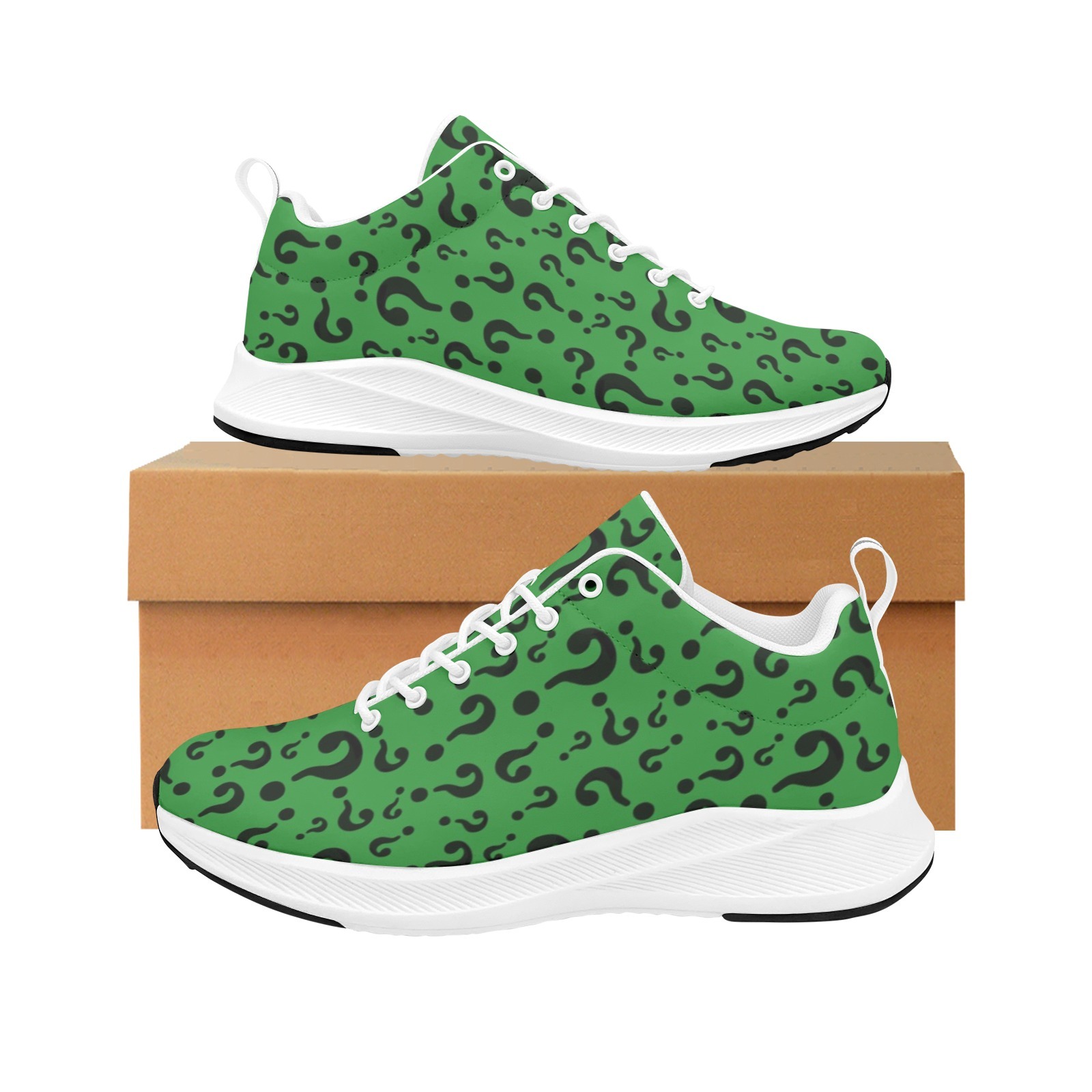 Men's Riddler Green Questions Alpha Running Shoes