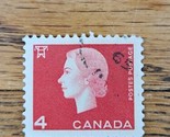 Canada Stamp Queen Elizabeth II 4c Used 408 - $0.94
