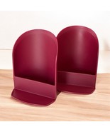 TUPPERWARE 4&quot; Maroon Red Rocker Scoops  Set of 2 Same size &amp; color Canis... - €14,46 EUR