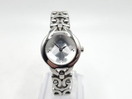 Guess Quartz Watch Women&#39;s New Battery G75565L Silver Tone 23mm - $29.99