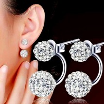 Piercing Style Rhinestone Earrings - £15.39 GBP