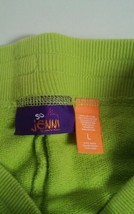 NWT So Jenni Large Green Shorts Heart Peace Comfortable  - £7.07 GBP