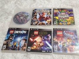 LOT LEGO Movie Dimensions Star Wars Force Awakens Marvel Squad PlayStation 3 PS3 - £18.80 GBP