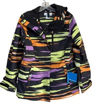 Columbia Nordic Point Printed Interchange Jacket Zebra Stripe Women&#39;s Sm... - $48.95