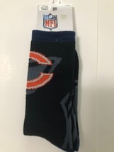 NFL Chicago Bears Men&#39;s Black Crew Sock NWT Size: L (8-13) - £9.53 GBP