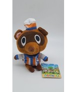 Nintendo Animal Crossing Plush Racoon Tom Nook Small 8&quot; 2015 San-Ei-Boek... - £33.12 GBP