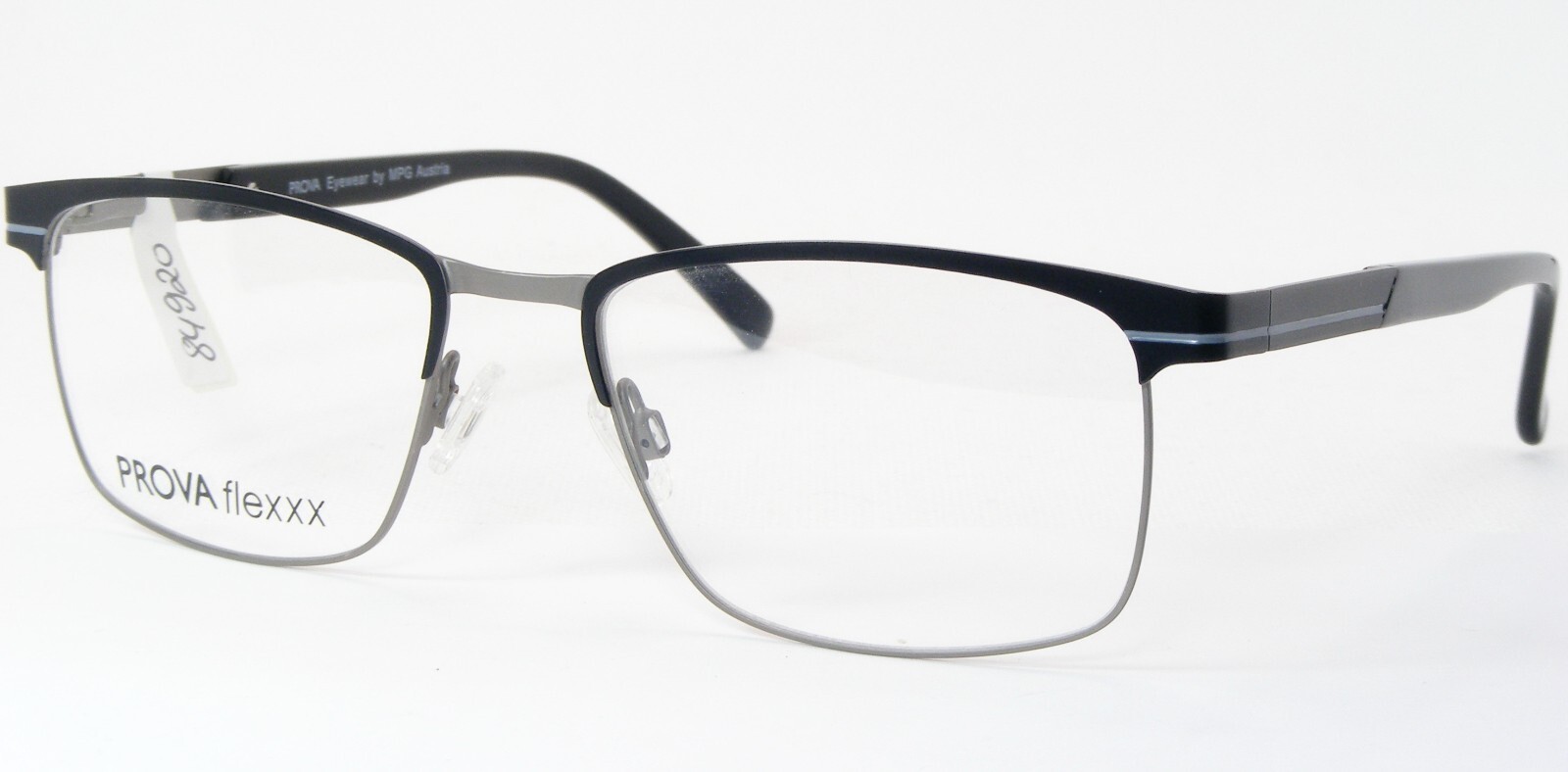 Prova Flexx Pf120-1 P620 Negro Mate / Gris / Azul Piedra Gafas Raras 55-... - $116.55
