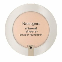 Neutrogena Mineral Sheers Oil-Free Powder Foundation, Buff 30, 0.34 oz.. - £20.56 GBP