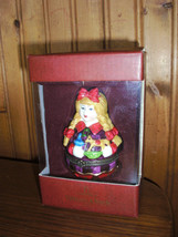 Villeroy &amp; Boch 1748 Treats Germany Porcelain Trinket Box Girl Braids (New) - £8.66 GBP