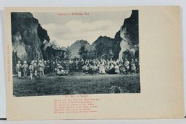 Wilhelm Tell Legendary Swiss Marksman Friedrich Schiller Play #2424 Postcard I3 - £7.09 GBP