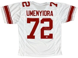 OSI UMENYIORA Autographed SIGNED Custom JERSEY JSA AUTHENTIC WIT709212 G... - $119.99