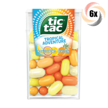 6x Packs Tic Tac Tropical Adventure Assorted Flavor Mints | 1oz | Fast Shipping! - £12.62 GBP