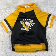 NHL Pittsburg Penguins Black/Yellow Pets Clothing/Jersey Sz S SKU 5137 - $16.65