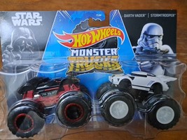 Hot Wheels Monster Trucks Demolition Doubles: (2023) Darth Vader &amp; Stormtrooper - £16.63 GBP