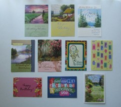 Happy Birthday Assorted Greeting Cards With Envelopes Lot of 10 Set 16 - £7.99 GBP
