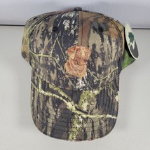 Mossy Oak Hat Mens Strapback Camouflage Dog USA Baseball Cap OS - £11.16 GBP