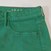 Gap 1969 RN#54023 Women's Green Cotton Blend Legging Jean Size 32/14R (35×27) image 10