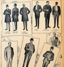 1901 Men&#39;s Dress Coats Hats Reproduction Advertisement Sears Fashion DWV12C - $24.99