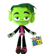 Teen Titans Go Plush Beast Boy Large 14 Inch Tall Plush Toy NWT - $17.63