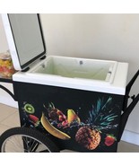 VENDOR COOLER PUSH CART FRUITS BEER CART  FRUIT BOWLS POKE BOWLS CART CO... - $3,293.73