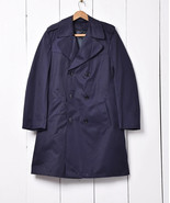 Vintage Italian Navy Army trench coat greatcoat mac macintosh raincoat o... - $40.85 CAD+