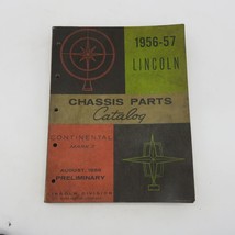 1956 1957 Lincoln Chassis Parts Catalog Continental Mark II LD-3642-57 - £16.23 GBP
