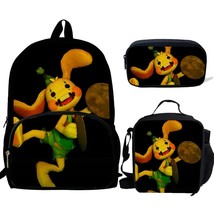 3pcs Mochila Bunzo Bunny Print Backpack for Boys Girls School Bags Kids Pattern  - £132.24 GBP