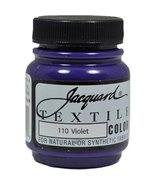 Jacquard Products Jacquard Textile Color Fabric Paint, 2.25-Ounce, Violet - £3.10 GBP