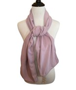 Women&#39;s Lands End Scarf Lavender Fleece 60 inch Rectangle Soft Warm Ski ... - £7.69 GBP